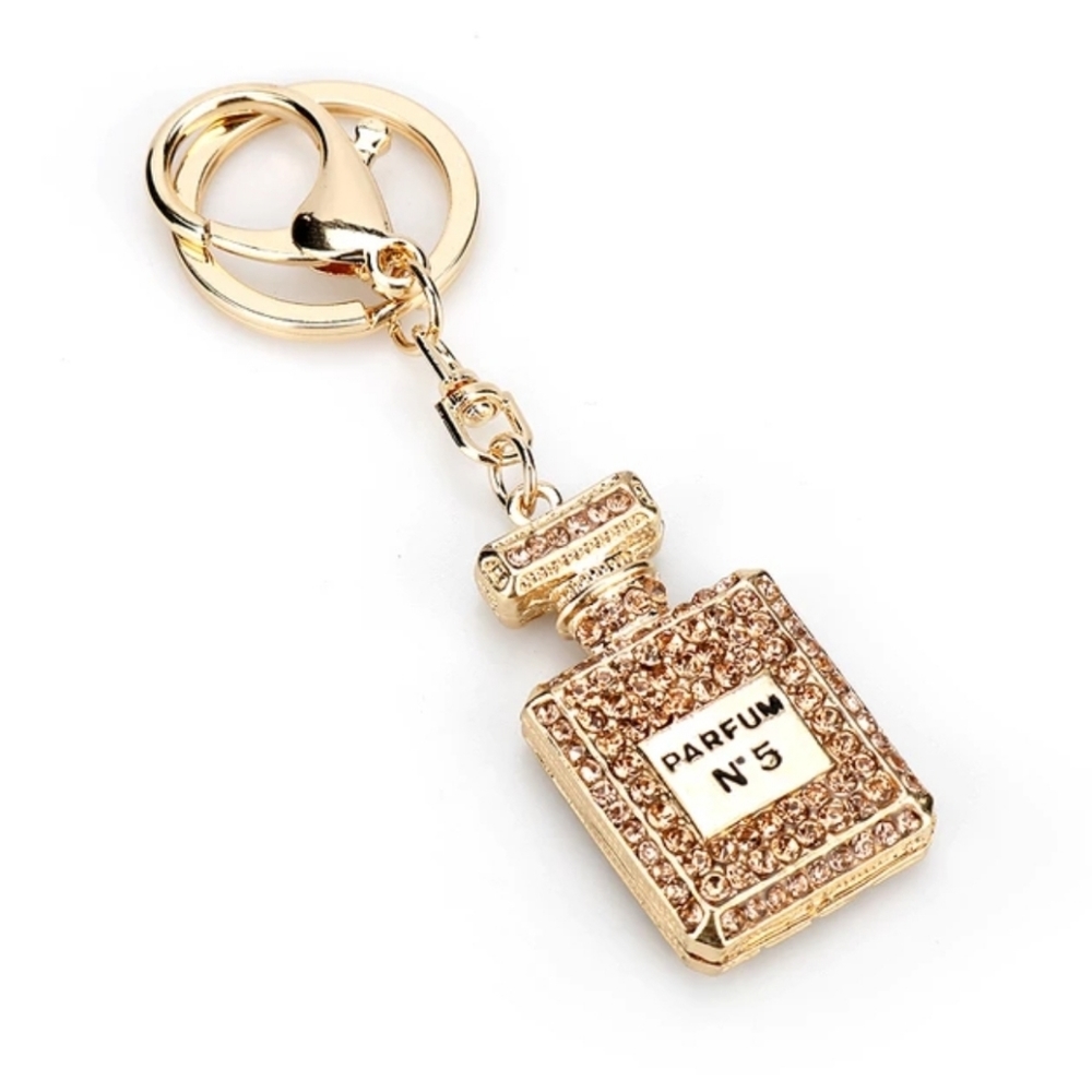 Luxury Parfum No 5 Keychain (champagne)